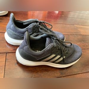 Gray adidas sneakers